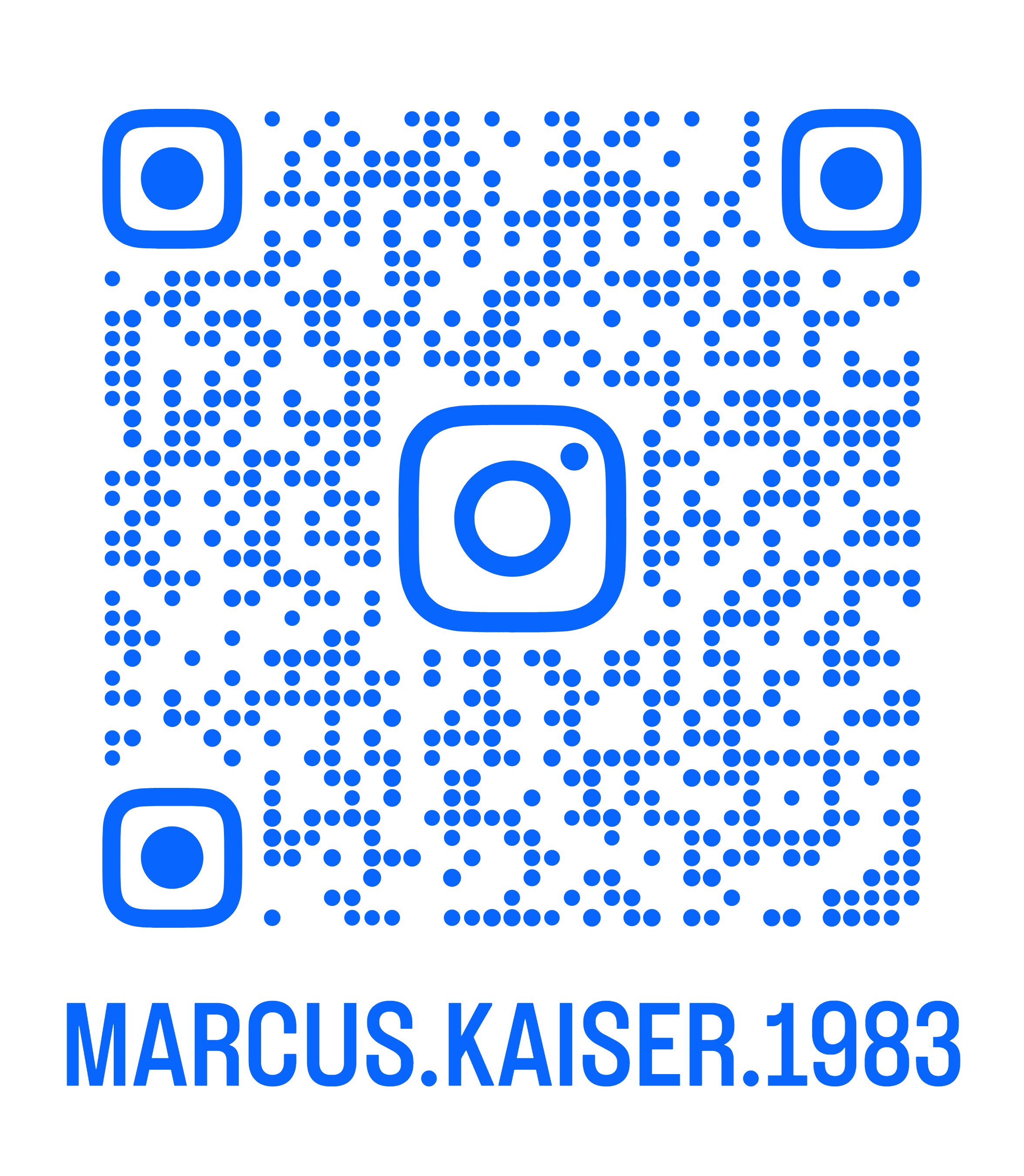 Instagram QR-Code für Marcus Kaiser