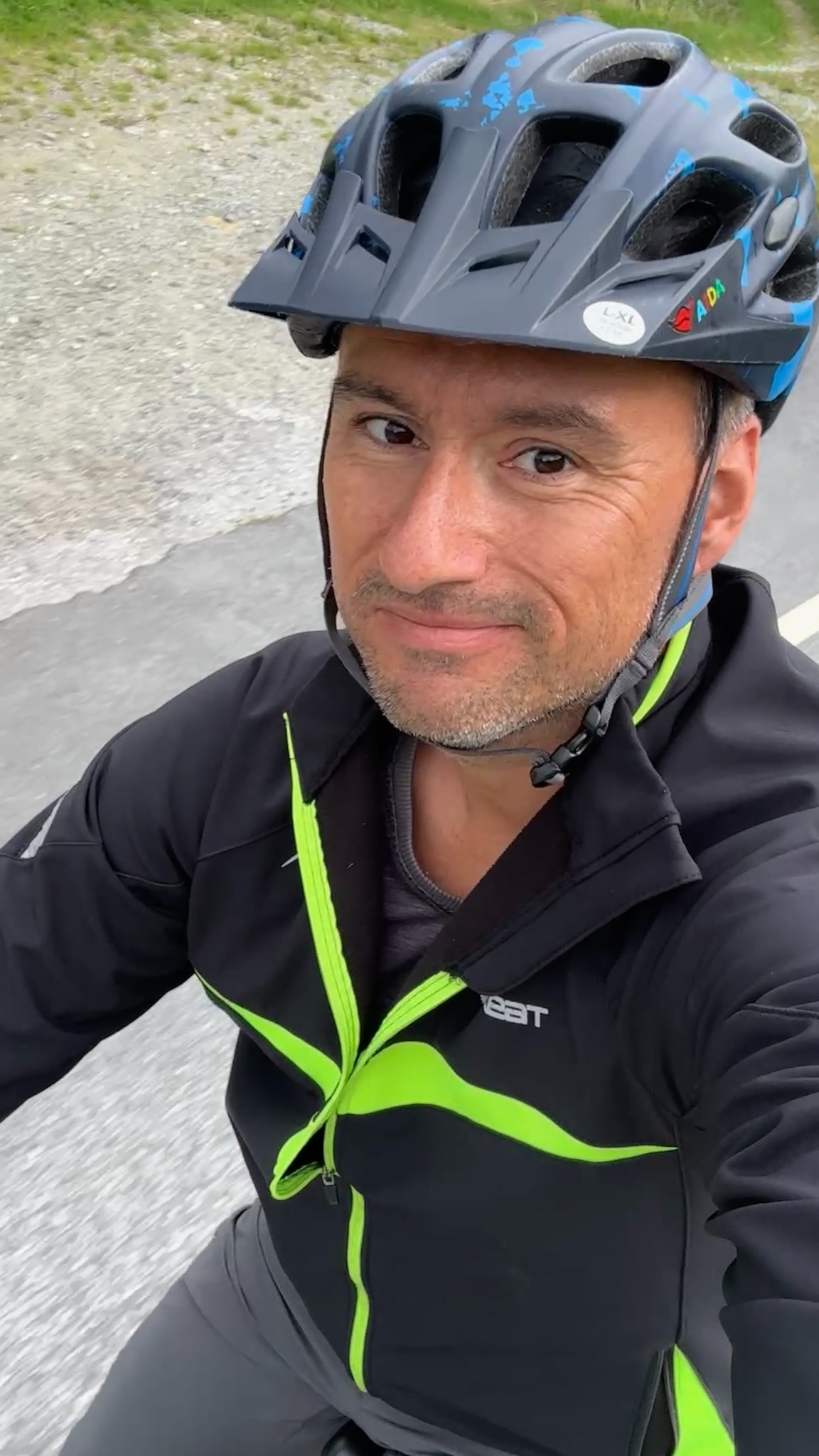 Marcus beim Radfahren